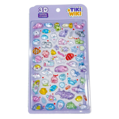 Набори для творчості - Набір 3D-наліпок Tiki Wiki Crystal Тікі море (51428) Набори для творчості - Набір 3D-наліпок Tiki Wiki Crystal Тікі море (51428)