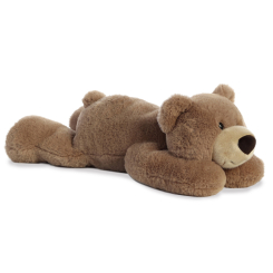 М'які тварини - М'яка іграшка Aurora Ведмідь лежачий коричневий 28 см (171456C) М'які тварини - М'яка іграшка Aurora Ведмідь лежачий коричневий 28 см (171456C)