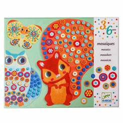 Мозаїка - Набір мозаїки DJECO Білочка (DJ08897) Мозаїка - Набір мозаїки DJECO Білочка (DJ08897)