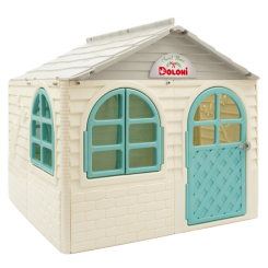 Ігрові комплекси, гойдалки, гірки - Ігровий будиночок Doloni бежево-блакитний (02550/5) Ігрові комплекси, гойдалки, гірки - Ігровий будиночок Doloni бежево-блакитний (02550/5)