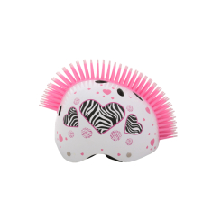 Захисне спорядження - Захисний шолом StreetJam Зебра білий з серцем М (9VM011) Захисне спорядження - Захисний шолом StreetJam Зебра білий з серцем М (9VM011)