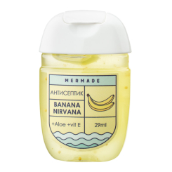 Антисептики і маски - Антисептик-гель для рук Mermade Banana Nirvana 29 мл (MR0012) Антисептики і маски - Антисептик-гель для рук Mermade Banana Nirvana 29 мл (MR0012)
