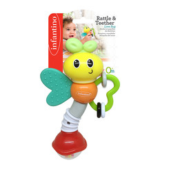 Брязкальця, прорізувачі - Брязкальце Infantino Міс Баг з прорізувачем (304890I) Брязкальця, прорізувачі - Брязкальце Infantino Міс Баг з прорізувачем (304890I)