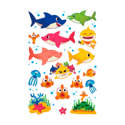 Косметика - Набір тату для тіла Arley Sign Бейбі шарк (1906) Косметика - Набір тату для тіла Arley Sign Бейбі шарк (1906)