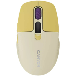 Клавіатура і миші - Мишка Canyon MW-26 LCD Silent Wireless/Bluetooth Yellow (CNS-CMSW26Y) Клавіатура і миші - Мишка Canyon MW-26 LCD Silent Wireless/Bluetooth Yellow (CNS-CMSW26Y)
