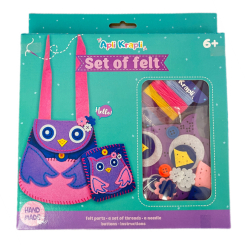 Набори для творчості - Набір для творчості Apli Krapli Сумочка та гаманець Сова (4820198700867) Набори для творчості - Набір для творчості Apli Krapli Сумочка та гаманець Сова (4820198700867)