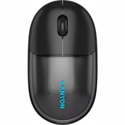 Клавіатура і миші - Мишка Canyon OnClick 24 Dual-mode Silent Bluetooth/Wireless Transparent/Black (CNS-CMSW24B) Клавіатура і миші - Мишка Canyon OnClick 24 Dual-mode Silent Bluetooth/Wireless Transparent/Black (CNS-CMSW24B)