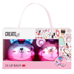 Косметика - Набір дитячих бальзамів для губ Create It! Fun 2 шт (84570) Косметика - Набір дитячих бальзамів для губ Create It! Fun 2 шт (84570)