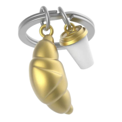 Брелоки - Брелок Metalmorphose Croissant and coffee cup (8000020592979) Брелоки - Брелок Metalmorphose Croissant and coffee cup (8000020592979)