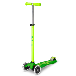 Самокати - Самокат Micro Maxi Deluxe Neon LED Зелений папуга (MMD232) Самокати - Самокат Micro Maxi Deluxe Neon LED Зелений папуга (MMD232)