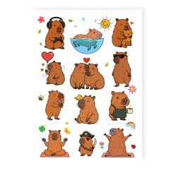 Косметика - Набір тату для тіла Tattooshka Капібара (LB-197) Косметика - Набір тату для тіла Tattooshka Капібара (LB-197)