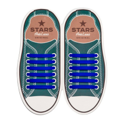 Захисне спорядження - Силіконові антишнурки AntiLaces Stars 56,5 мм 12 шт сині (SBL565) Захисне спорядження - Силіконові антишнурки AntiLaces Stars 56,5 мм 12 шт сині (SBL565)