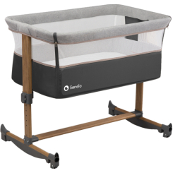 Манежі - Приставне ліжечко Lionelo Leonie grey stone (5903771700122) Манежі - Приставне ліжечко Lionelo Leonie grey stone (5903771700122)