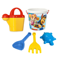 Набори для пісочниці - Набір для піску WADER Щенячий патруль з лійкою 5 елементів (81158) Набори для пісочниці - Набір для піску WADER Щенячий патруль з лійкою 5 елементів (81158)