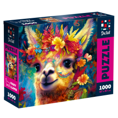 Пазли - Пазли De.tail Чарівна лама 1000 елементів (DT1000-11) Пазли - Пазли De.tail Чарівна лама 1000 елементів (DT1000-11)