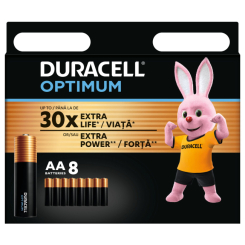 Акумулятори і батарейки - Батарейки алкаліновi Duracell Optimum AA CEE GEN3 8 штук (5000394158931) Акумулятори і батарейки - Батарейки алкаліновi Duracell Optimum AA CEE GEN3 8 штук (5000394158931)