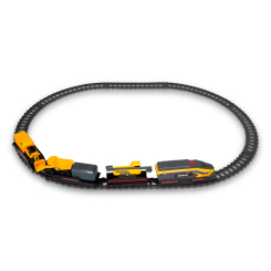 Залізниці та потяги - Ігровий набір Cat Залізниця Будівельний експрес (82949) Залізниці та потяги - Ігровий набір Cat Залізниця Будівельний експрес (82949)