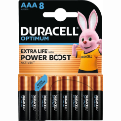 Акумулятори і батарейки - Батарейки алкаліновi Duracell Optimum AAA CEE GEN3 BOOST 8 шт (5000394178359) Акумулятори і батарейки - Батарейки алкаліновi Duracell Optimum AAA CEE GEN3 BOOST 8 шт (5000394178359)