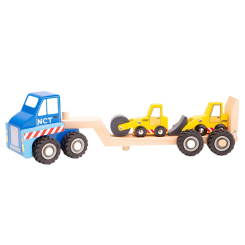 Машинки для малюків - Ігровий набір New classic toys Автовоз з 2 будівельними машинами (11961) Машинки для малюків - Ігровий набір New classic toys Автовоз з 2 будівельними машинами (11961)