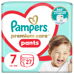 Підгузки - Підгузки-трусики Pampers Premium care Giant Plus 15+ кг 27 шт (8006540807026) Підгузки - Підгузки-трусики Pampers Premium care Giant Plus 15+ кг 27 шт (8006540807026)