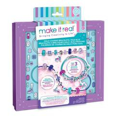 Набори для творчості - Набір для створення браслетів Make it Real Синє сяйво (MR1721) Набори для творчості - Набір для створення браслетів Make it Real Синє сяйво (MR1721)