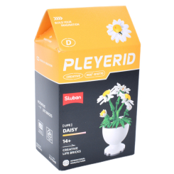 Конструктори з унікальними деталями - Конструктор Sluban Квіти у горщику Ромашка (M38-B1077/4) Конструктори з унікальними деталями - Конструктор Sluban Квіти у горщику Ромашка (M38-B1077/4)