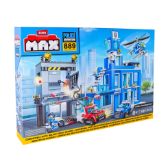 Конструктори з унікальними деталями - Конструктор MAX City Поліція 889 деталей (83162) Конструктори з унікальними деталями - Конструктор MAX City Поліція 889 деталей (83162)