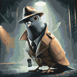 Товари для малювання - Картина за номерами Brushme Spijuniro Golubiro (SBS038) Товари для малювання - Картина за номерами Brushme Spijuniro Golubiro (SBS038)