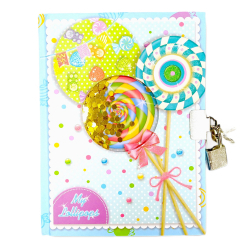 Канцтовари - Блокнот Malevaro Льодяники на замочку (W360711) Канцтовари - Блокнот Malevaro Льодяники на замочку (W360711)