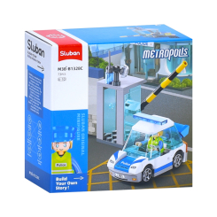 Конструктори з унікальними деталями - Конструктор Sluban Поліція 73 деталі (M38-B1328C) Конструктори з унікальними деталями - Конструктор Sluban Поліція 73 деталі (M38-B1328C)
