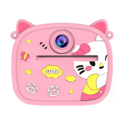 Фотоапарати - Дитяча камера з миттєвим друком Remzona Fun Moments рожева (KCP-01/2) Фотоапарати - Дитяча камера з миттєвим друком Remzona Fun Moments рожева (KCP-01/2)