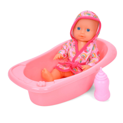 Пупси - Пупс Yala Baby в рожевому халаті (YL2425K-D) Пупси - Пупс Yala Baby в рожевому халаті (YL2425K-D)