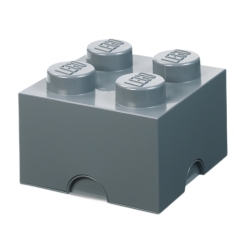 Бокси для іграшок - Бокс для зберігання LEGO Lifestyle Цеглинка 4 темно-сірий (40031754) Бокси для іграшок - Бокс для зберігання LEGO Lifestyle Цеглинка 4 темно-сірий (40031754)