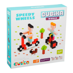 Конструктори з унікальними деталями - Дерев'яний конструктор Cubika World Швидкі колеса 200 елементів (15290) (4823056515290) Конструктори з унікальними деталями - Дерев'яний конструктор Cubika World Швидкі колеса 200 елементів (15290) (4823056515290)
