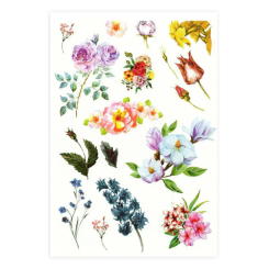 Косметика - Набір тату для тіла Tattooshka Акварельні квіти (TH-030) (5805800010083) Косметика - Набір тату для тіла Tattooshka Акварельні квіти (TH-030) (5805800010083)