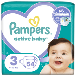 Підгузки - Підгузки Pampers Active Baby Midi Економ Мінус 6-10 кг 54 шт (8001090948977) Підгузки - Підгузки Pampers Active Baby Midi Економ Мінус 6-10 кг 54 шт (8001090948977)