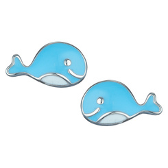 Ювелірні прикраси - Сережки UmaUmi Кит блакитний 10 мм (219541900604) Ювелірні прикраси - Сережки UmaUmi Кит блакитний 10 мм (219541900604)