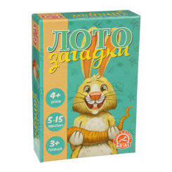 Настільні ігри - Настільна гра Arial Лото загадки українською (4820059911555) Настільні ігри - Настільна гра Arial Лото загадки українською (4820059911555)