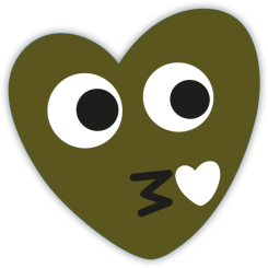 Аксесуари для свят - Листівка Будинок іграшок Валентинка Цілувальниця олива (2300006289347) Аксесуари для свят - Листівка Будинок іграшок Валентинка Цілувальниця олива (2300006289347)