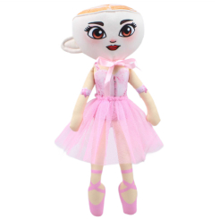 Персонажі мультфільмів - М'яка іграшка Копиця Балерина-капучіно принт (00515-41) Персонажі мультфільмів - М'яка іграшка Копиця Балерина-капучіно принт (00515-41)