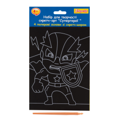 Товари для малювання - Набір для творчості 1 Вересня Скретч-арт Супергерої (954579) Товари для малювання - Набір для творчості 1 Вересня Скретч-арт Супергерої (954579)