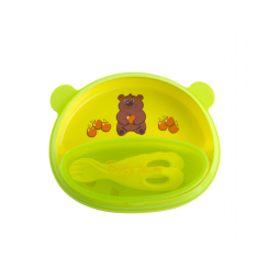 Дитячий посуд та аксесуари - Набір для годування Baby team Ведмедик (6020) Дитячий посуд та аксесуари - Набір для годування Baby team Ведмедик (6020)