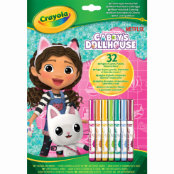 Розмальовки та актівітібуки (2-6 років) - Розмальовка Crayola Gabby's Doll's House (04-7024G) Розмальовки та актівітібуки (2-6 років) - Розмальовка Crayola Gabby's Doll's House (04-7024G)
