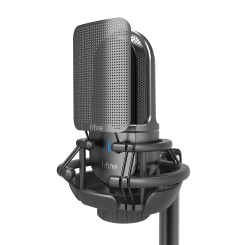 Мікрофони - Мікрофон конденсаторний Fifine чорний (K726) Мікрофони - Мікрофон конденсаторний Fifine чорний (K726)