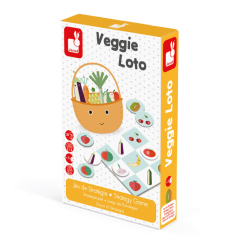 Настільні ігри - Настільна гра Janod Лото Овочі (J02691) Настільні ігри - Настільна гра Janod Лото Овочі (J02691)