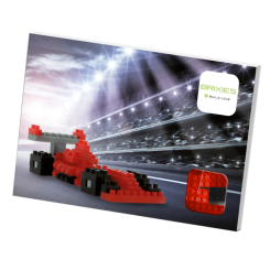 Конструктори з унікальними деталями - Конструктор BRIXIES Листівка Гоночний болід 62 деталі (220.025) Конструктори з унікальними деталями - Конструктор BRIXIES Листівка Гоночний болід 62 деталі (220.025)