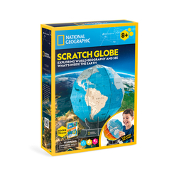 3D-пазли - Набір для моделювання Cubic Fun STEM Скретч глобус (DS1082h) 3D-пазли - Набір для моделювання Cubic Fun STEM Скретч глобус (DS1082h)