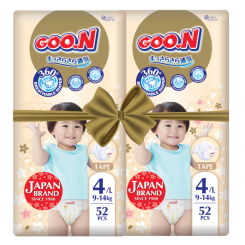 Підгузки - Підгузки Goo.N Premium soft L (9-14 кг) 104 штуки (F1010101-155-2) Підгузки - Підгузки Goo.N Premium soft L (9-14 кг) 104 штуки (F1010101-155-2)