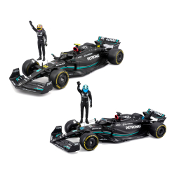 Автомоделі - Автомодель Bburago Racе Mercedes-AMG F1 W14 E Performance з фігуркою в асортименті (18-28037) Автомоделі - Автомодель Bburago Racе Mercedes-AMG F1 W14 E Performance з фігуркою в асортименті (18-28037)