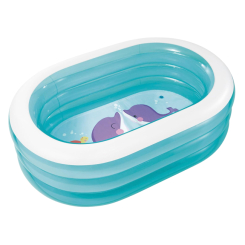 Для пляжу і плавання - Надувний овальний басейн Кит (57482) Для пляжу і плавання - Надувний овальний басейн Кит (57482)